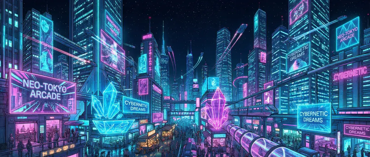 BEVITOR·伟德国际 赛博朋克水晶不夜城全景 - 博彩信息聚合